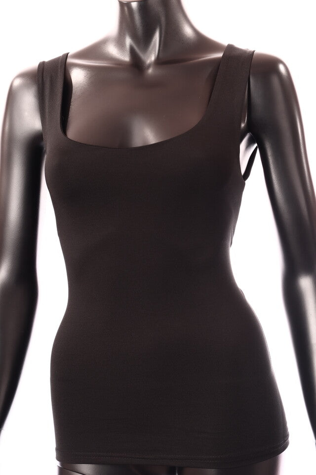 fekete nyári basic top