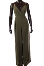 olasz női overál ujjatlan hosszú V nyakú