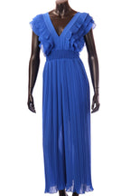 olasz női vékony overál ujjatlan hosszú V nyakú