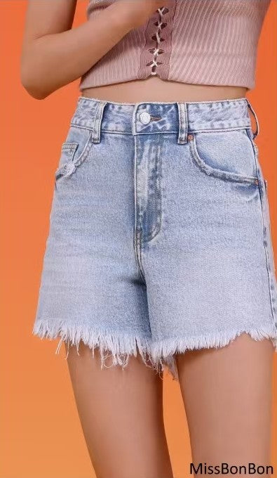 MissBonBon női farmer nadrág rövid alakhangsúlyozó skinny