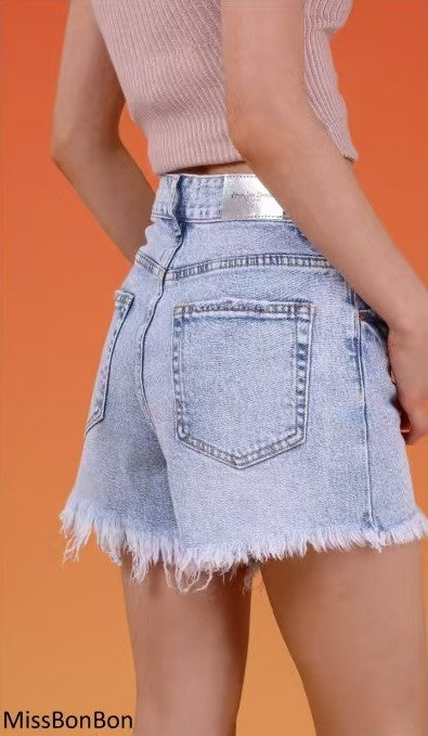 MissBonBon női farmer nadrág rövid alakhangsúlyozó skinny
