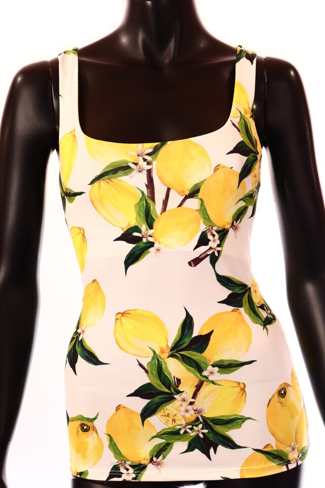 olasz női mintás felső ujjatlan alakhangsúlyozó U nyakú