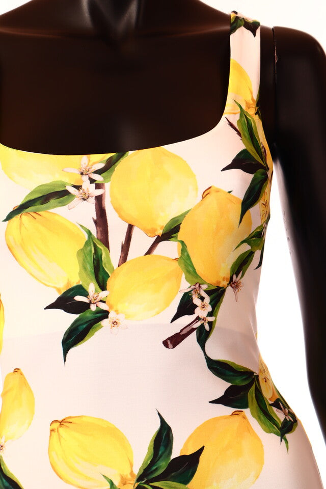 olasz női mintás felső ujjatlan alakhangsúlyozó U nyakú