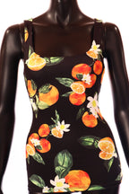 olasz női mintás felső ujjatlan alakhangsúlyozó U nyakú