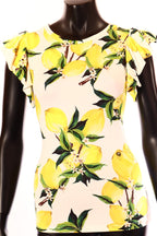 olasz női mintás felső ujjatlan alakhangsúlyozó kerek nyakú