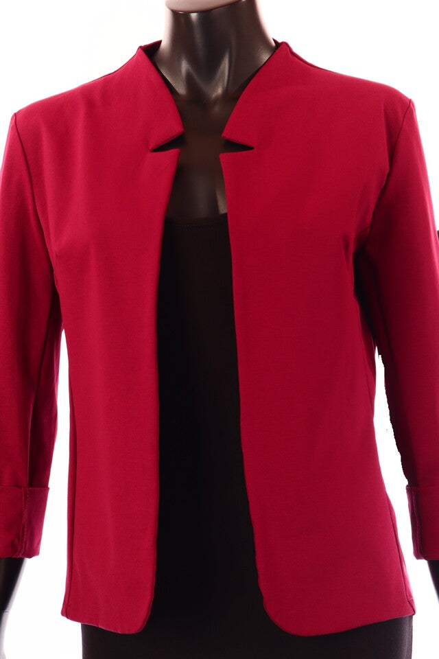 bordó blézer pamut