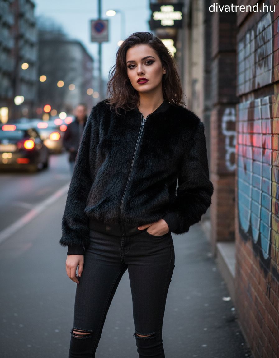 3DESY női átmeneti kabát hosszú ujjú U nyakú