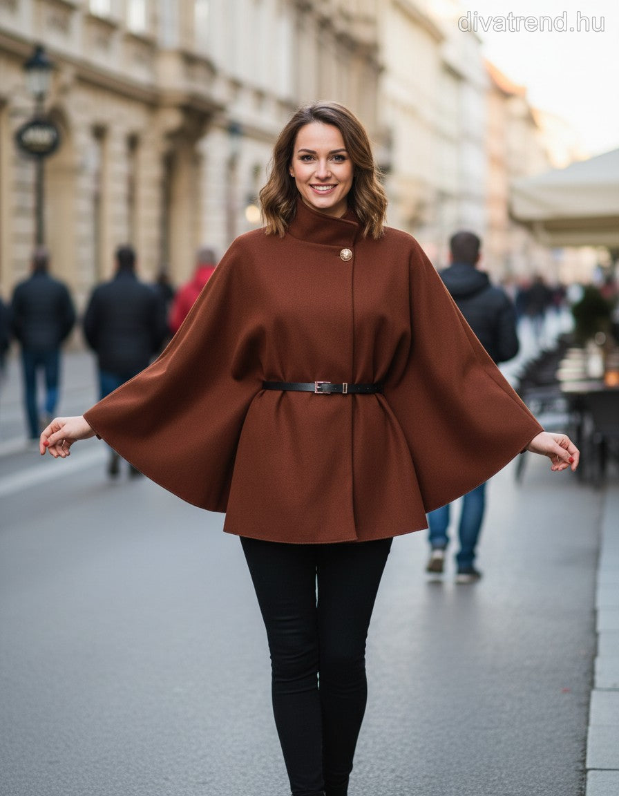 poncsó övvel barna