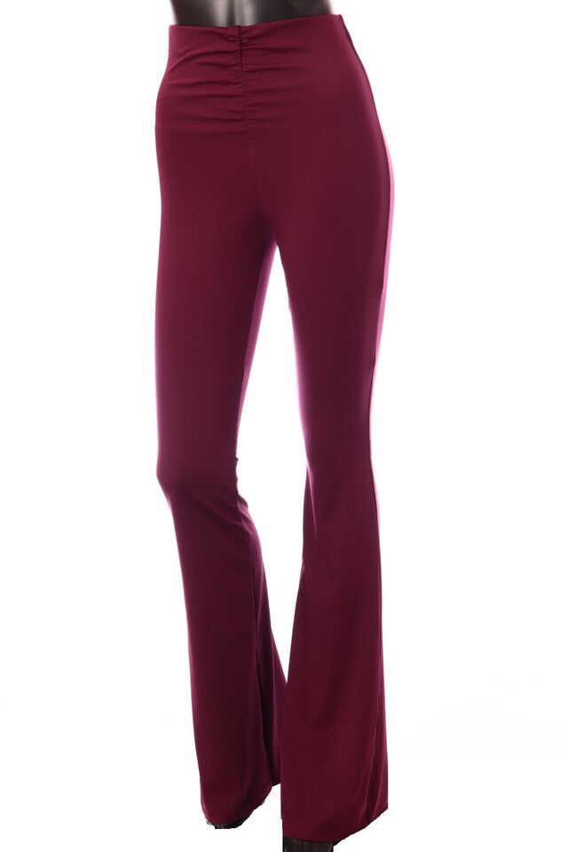 bordó bő szárú leggings