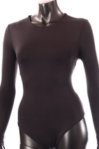 olasz női vékony body hosszú ujjú alakhangsúlyozó kerek nyakú