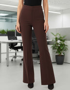 barna bő szárú nadrág