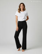 fekete bő szárú nadrág