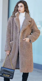 3DESY női kabMellBlé hosszabb hosszú ujjú V nyakú