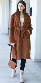 3DESY női kabMellBlé hosszabb hosszú ujjú V nyakú