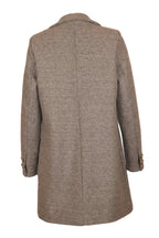 női szövetkabát hátulnézet