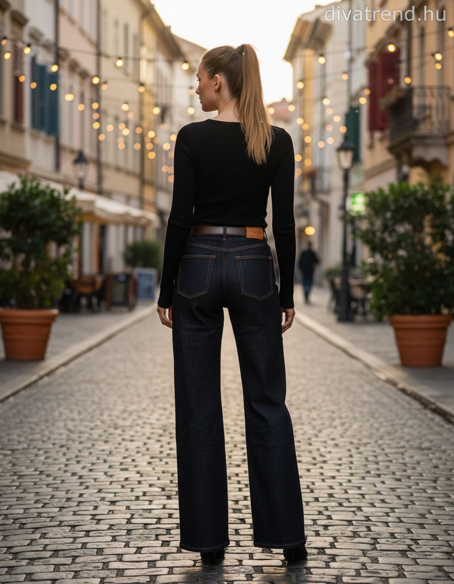 wide leg farmer hátulról