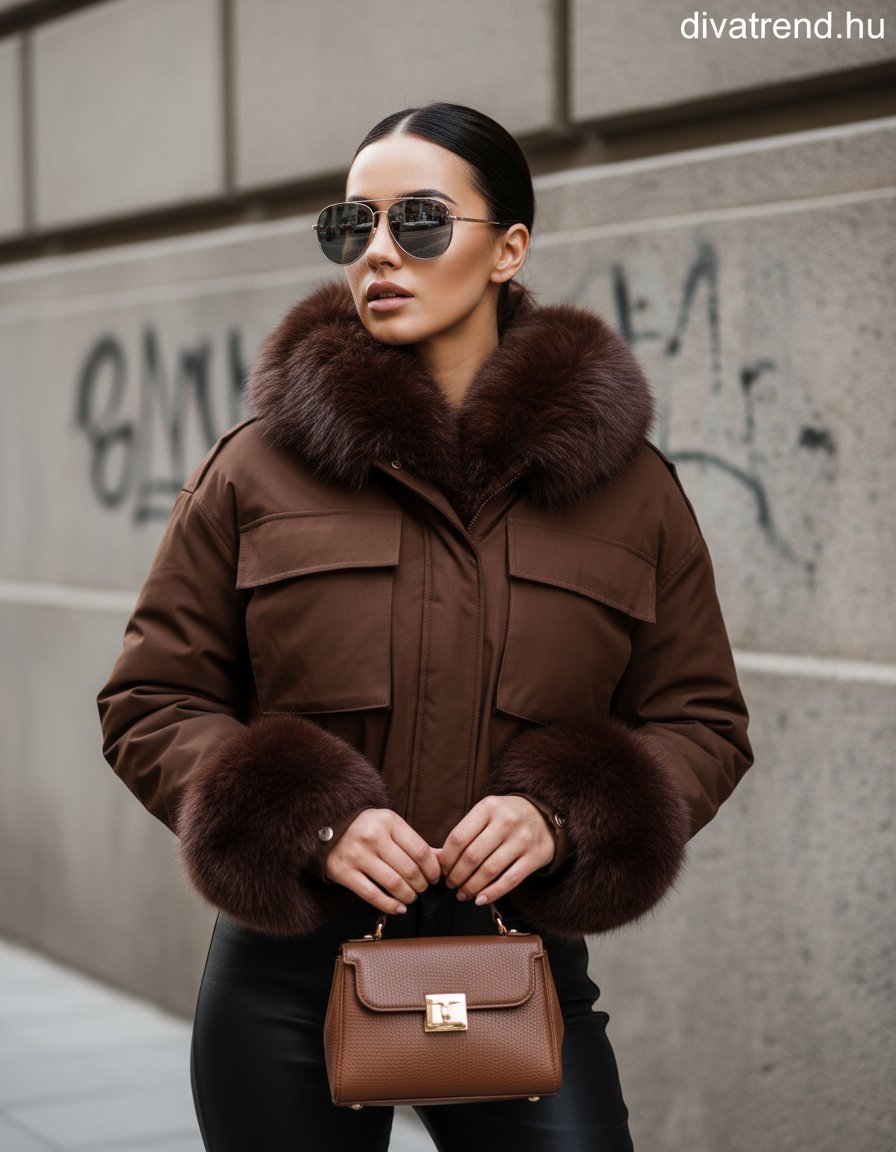 FlamMode női átmeneti kabát hosszú ujjú V nyakú