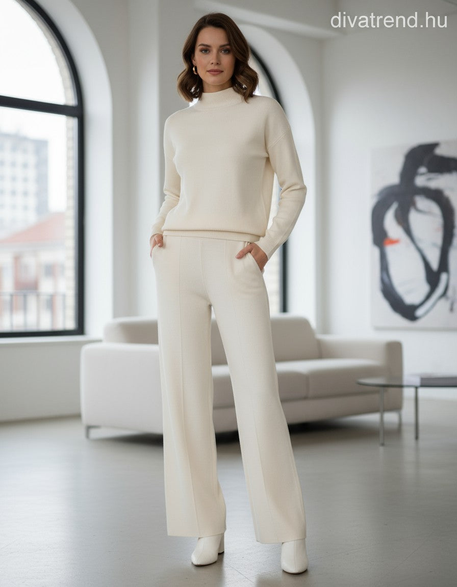 Zstudio női szett hosszú ujjú hosszú magas nyakú