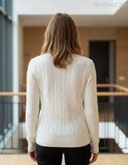 PhiPhiStar női felső hosszú ujjú alakhangsúlyozó V nyakú