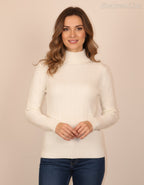 PhiPhiStar női felső hosszú ujjú alakhangsúlyozó magas nyakú