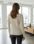 PhiPhiStar női felső hosszú ujjú alakhangsúlyozó magas nyakú