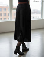 olasz női szoknya midi A vonalú