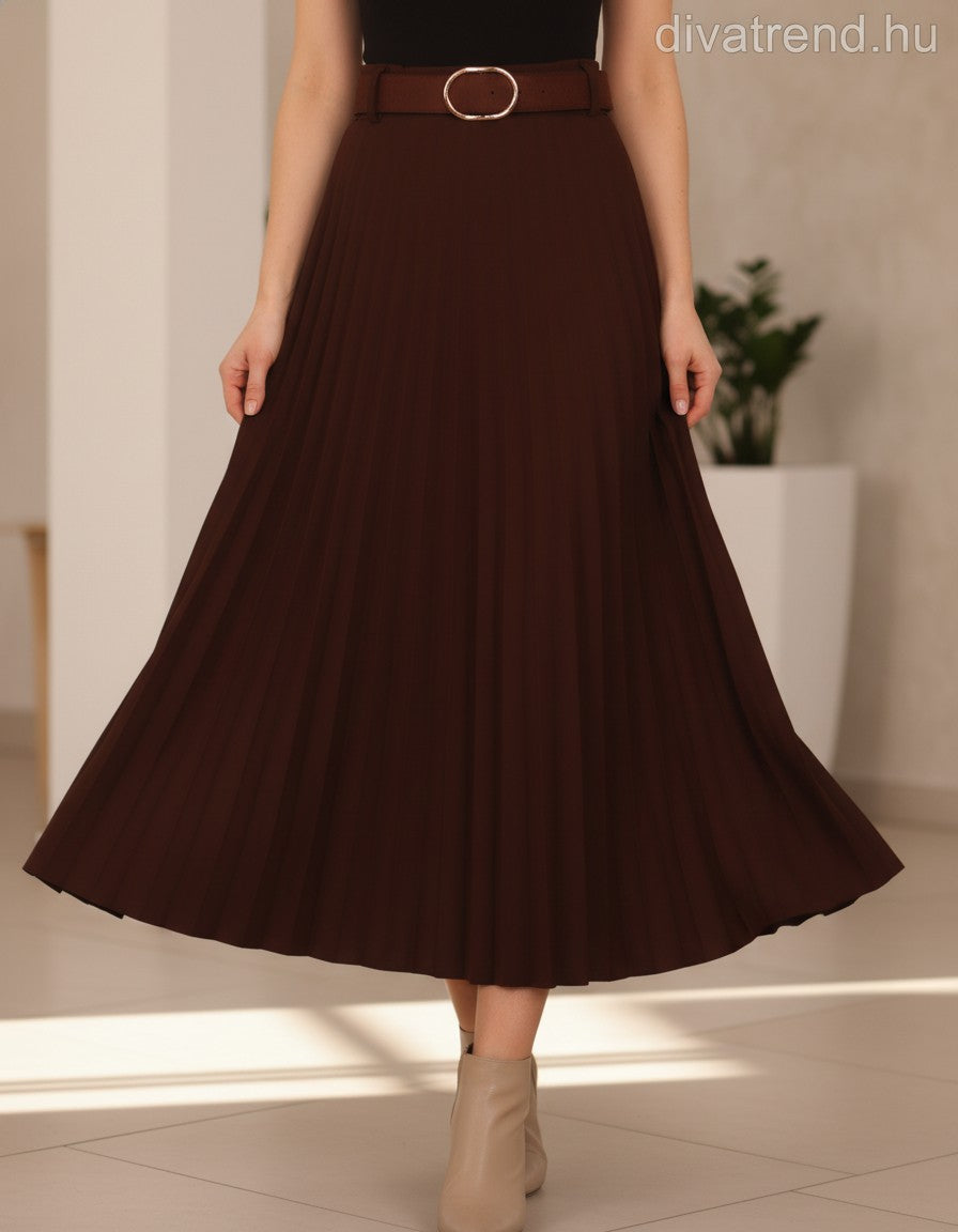olasz női szoknya midi A vonalú