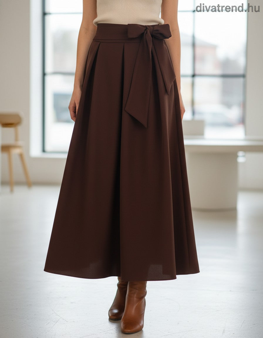 olasz női szoknya maxi A vonalú