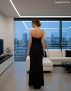 Lovery női ruha ujjatlan V nyakú maxi