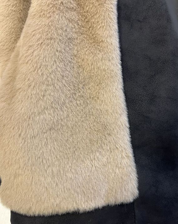 Softy női vastag átmeneti kabát hosszú ujjú kerek nyakú