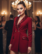 Lissimo női vékony overál hosszú ujjú rövid V nyakú