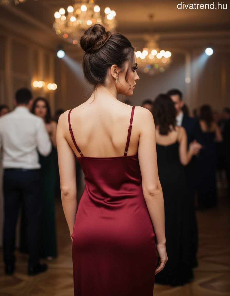 olasz női ruha ujjatlan alakhangsúlyozó kerek nyakú maxi