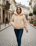 3DESY női átmeneti kabát hosszú ujjú V nyakú