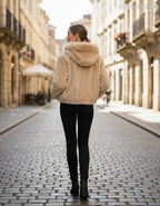 3DESY női átmeneti kabát hosszú ujjú V nyakú