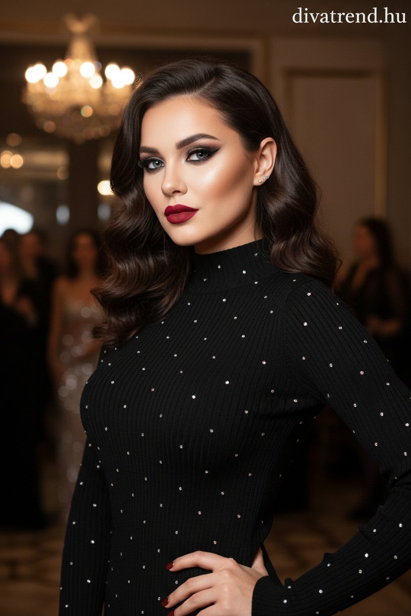 Zstudio női felső hosszú ujjú magas nyakú