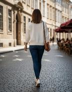 Zstudio női mintás felső hosszú ujjú kerek nyakú