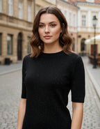 Zstudio női felső rövid ujjú magas nyakú