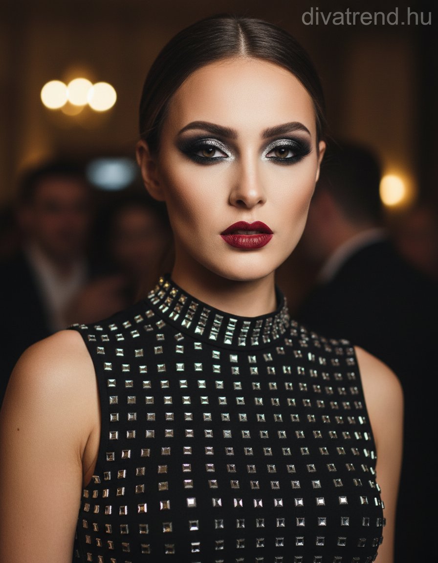 F&P női ruha ujjatlan alakhangsúlyozó magas nyakú térd