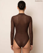 Lovery női vékony body hosszú ujjú alakhangsúlyozó magas nyakú