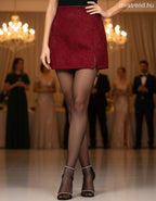 olasz női virág mintás szoknyanadrág rövid