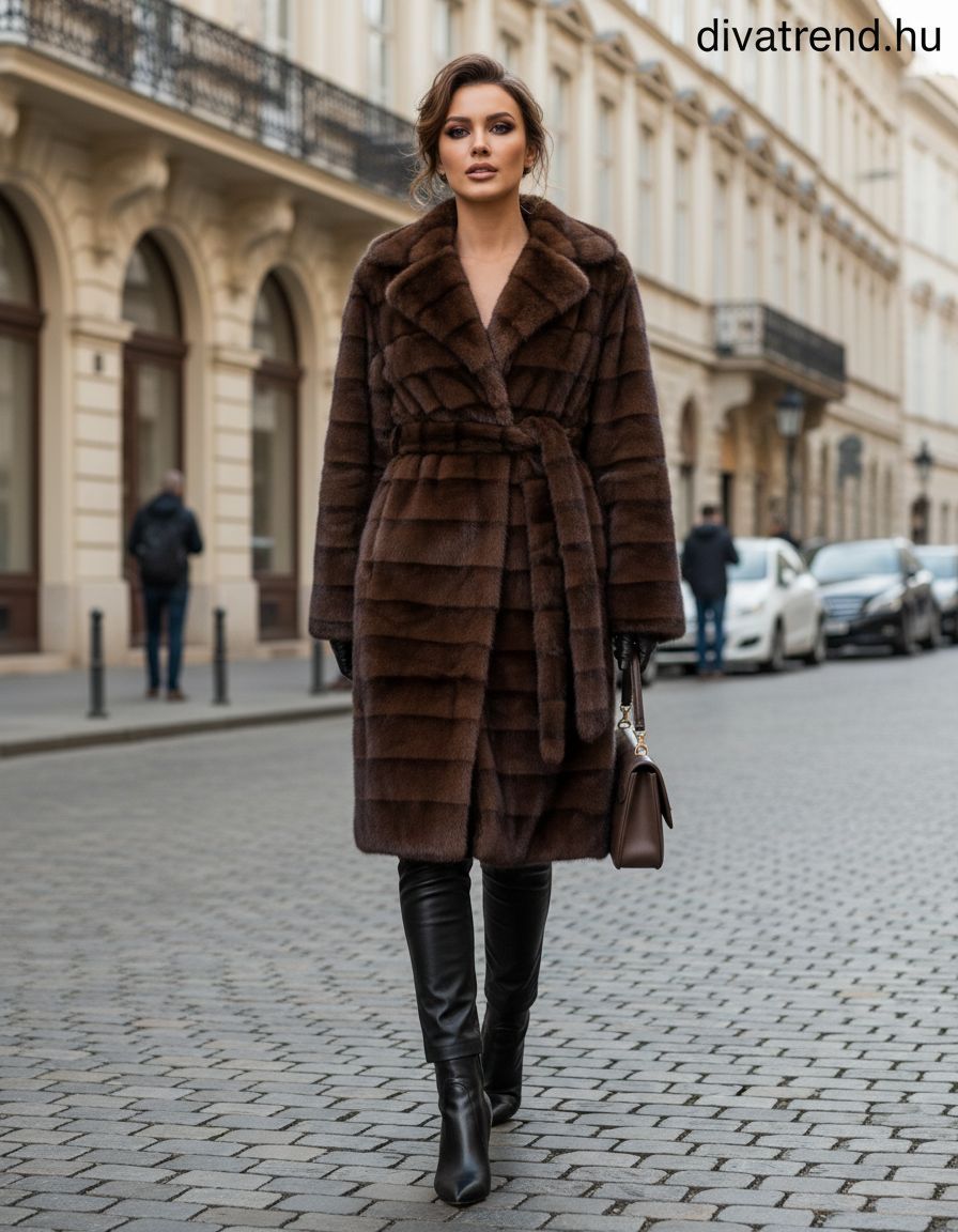 olasz női kabMellBlé hosszabb hosszú ujjú U nyakú