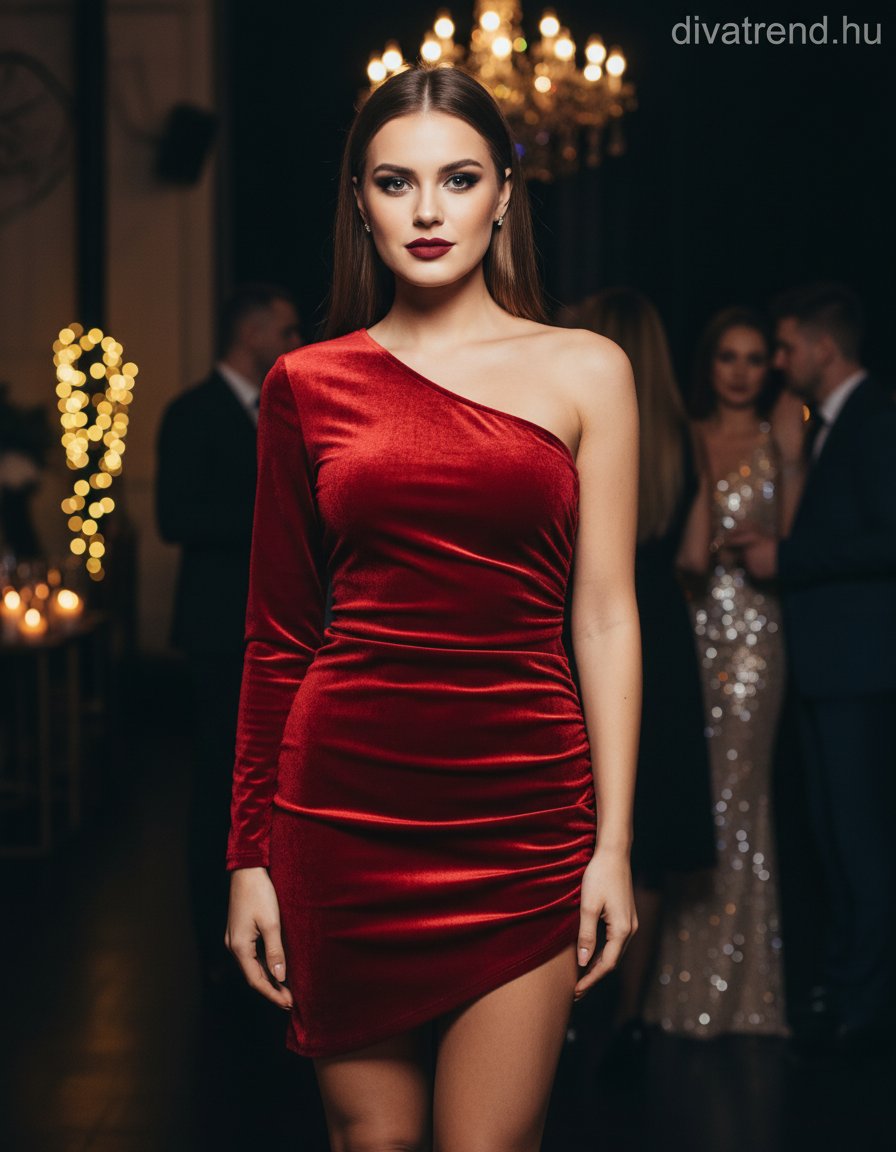 olasz női ruha hosszú ujjú kerek nyakú mini