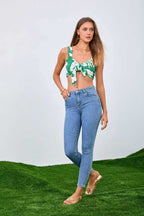 kék Adoro női farmer skinny