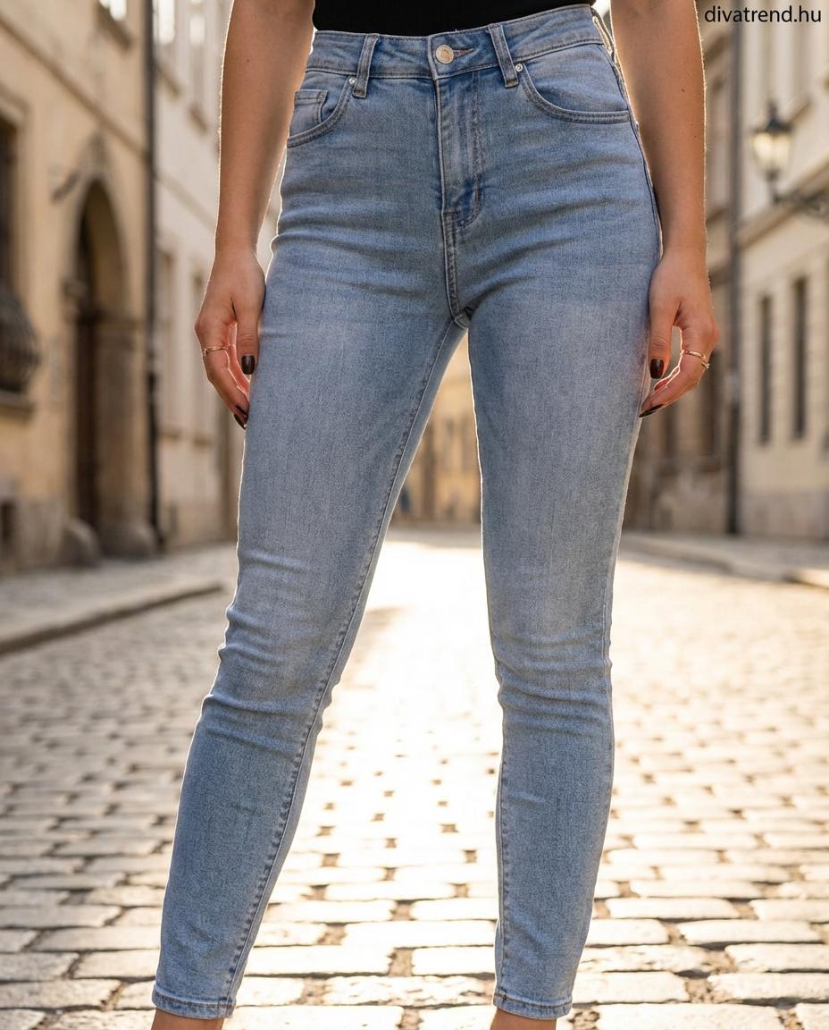 kék Adoro női farmer skinny