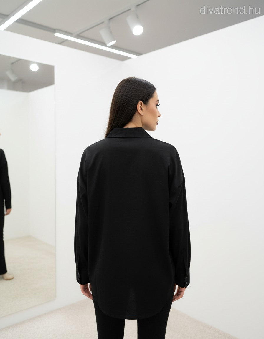 oversize női ing hátulról