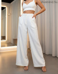 fehér bő szárú nadrág