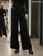 fekete bő szárú nadrág