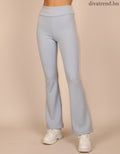 kék világos női szabadidő nadrág bő szárú viszkóz