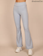kék világos női szabadidő nadrág bő szárú viszkóz