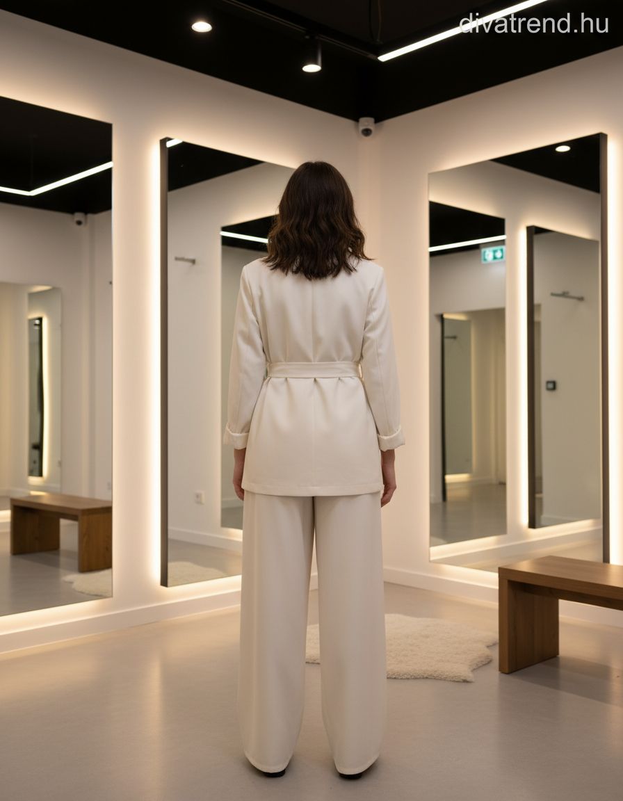 elegáns női szett hátulról